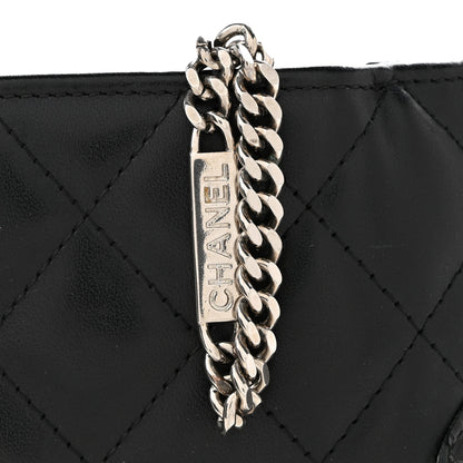 Chanel Calfskin Cambon Zipped Pocket Wallet Black 12 of 14