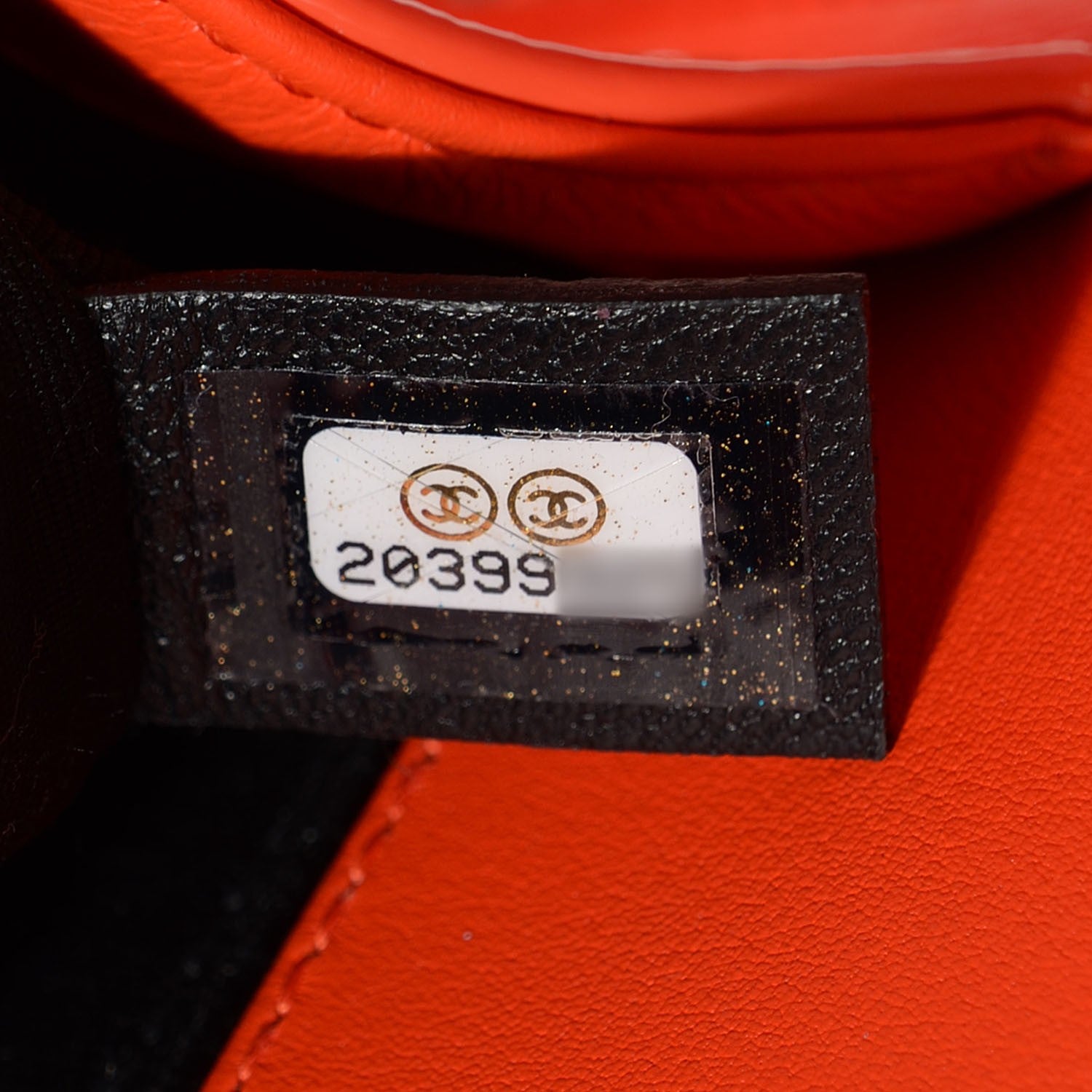 Chanel Patent Quilted Small Boy Flap Plexiglass Orange 7 of 8