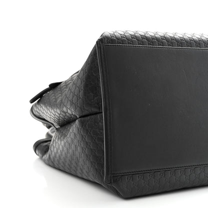 Gucci Soft Microguccissima Large Tote Black 9 of 10