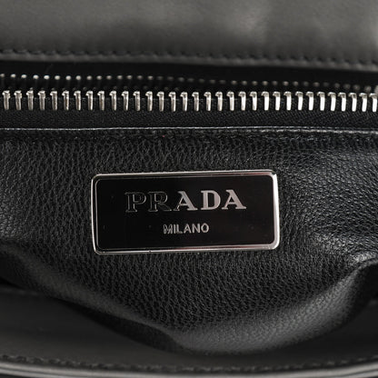 Prada City Calf Metal Closure Shoulder Bag Marmo 6 of 9