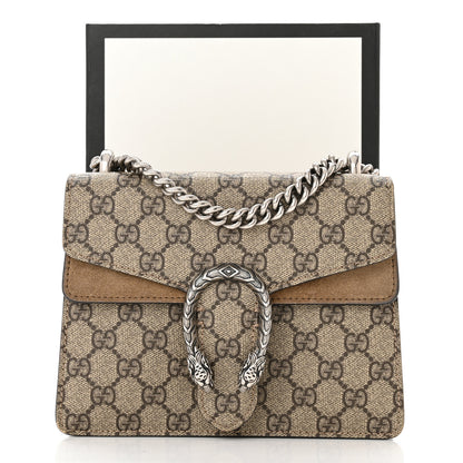 Gucci GG Supreme Monogram Mini Dionysus Shoulder Bag Taupe 12 of 12