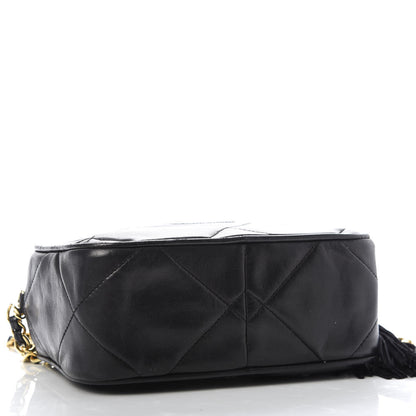 Chanel Lambskin Quilted Tassel Camera Case Black 4 of 10