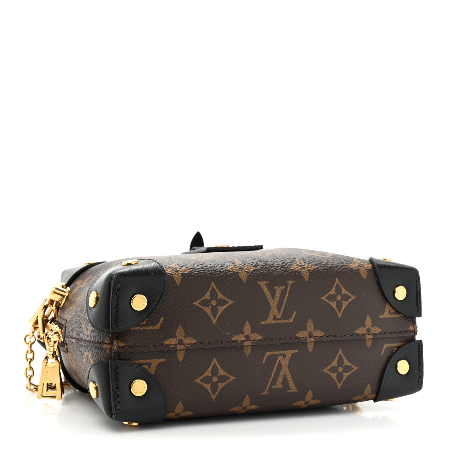 Louis Vuitton Monogram Petite Malle Souple Black 4 of 12
