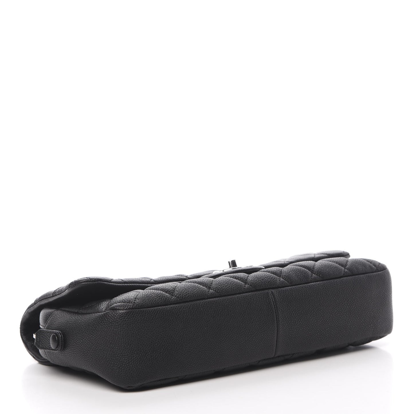 Caviar Quilted Jumbo Easy Flap Black