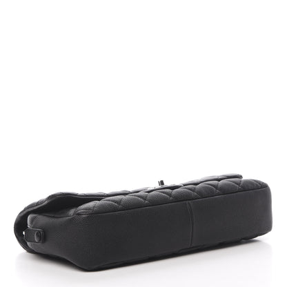 Chanel Caviar Quilted Jumbo Easy Flap Black 5 of 11