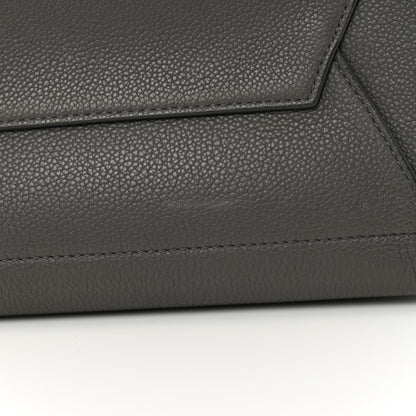 Celine Soft Grained Calfskin Sangle Bucket Bag Kohl 11 of 13