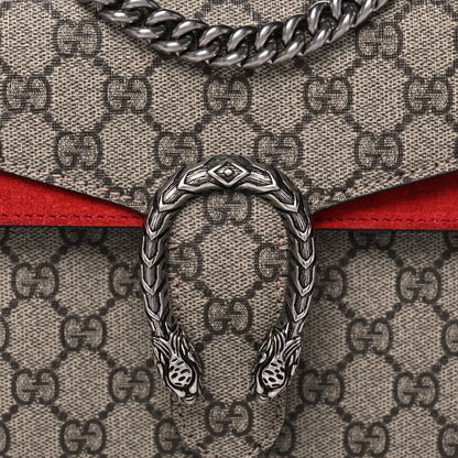 Gucci GG Supreme Monogram Mini Dionysus Shoulder Bag Hibiscus Red 8 of 13