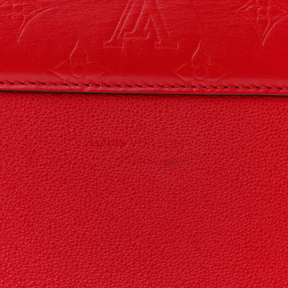 Louis Vuitton Monogram Cuir Plume Ecume Very Chain Bag Rouge Rubis 11 of 11