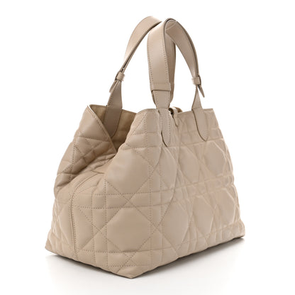 Christian Dior Calfskin Macrocannage Medium Toujours Tan 3 of 9