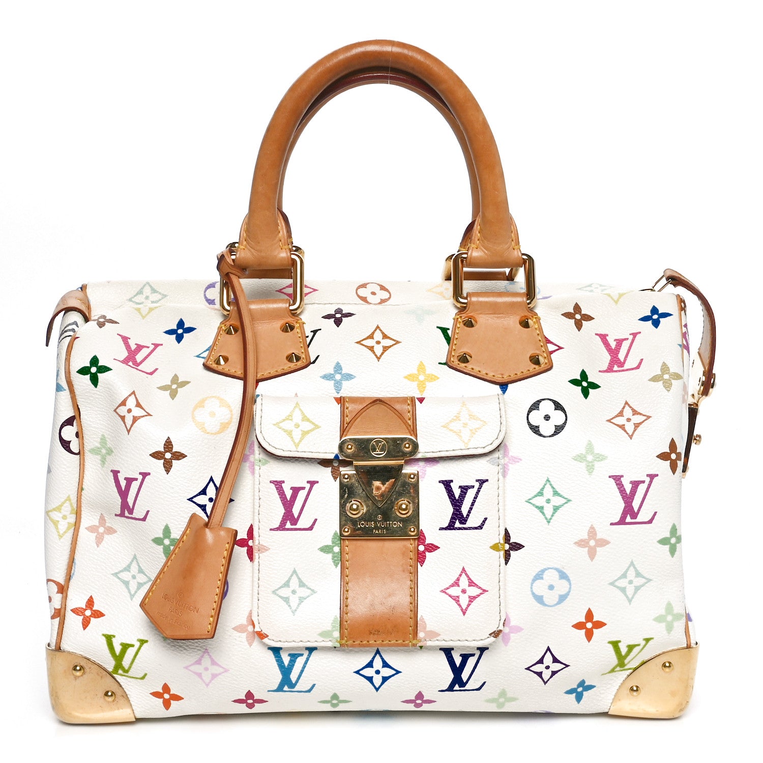 Louis Vuitton Monogram Multicolor Speedy 30 White 1 of 9