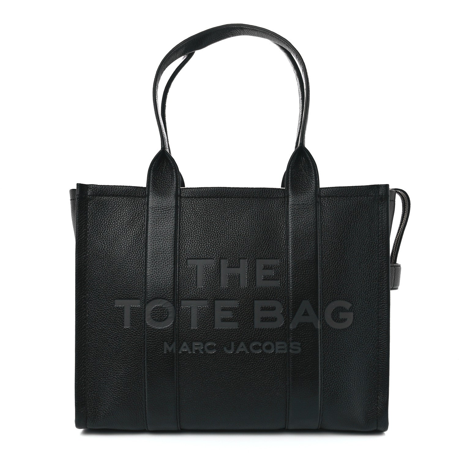Marc Jacobs Grained Calfskin Large The Tote Bag Black 1 of 13