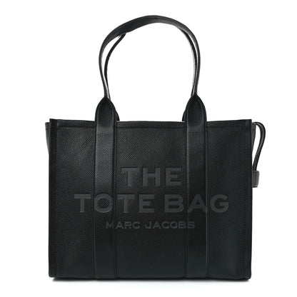 Marc Jacobs Grained Calfskin Large The Tote Bag Black 1 of 13