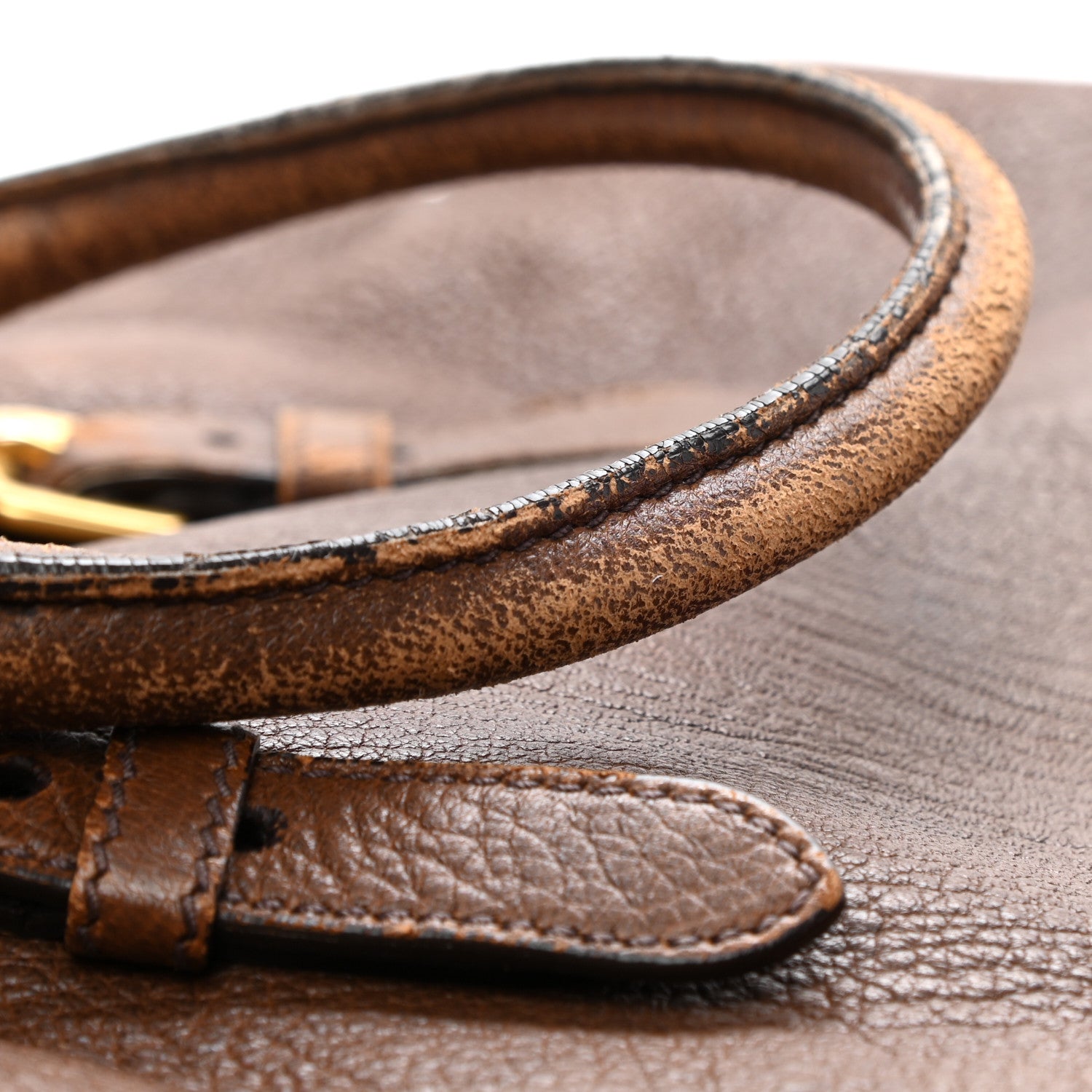 Prada Deerskin Tote Bruciato 12 of 21