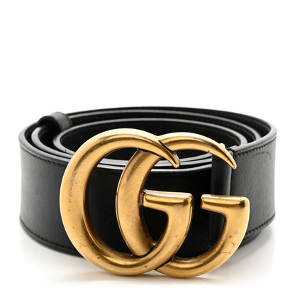Gucci Calfskin Double G 40mm Belt 85 34 Black 1 of 8