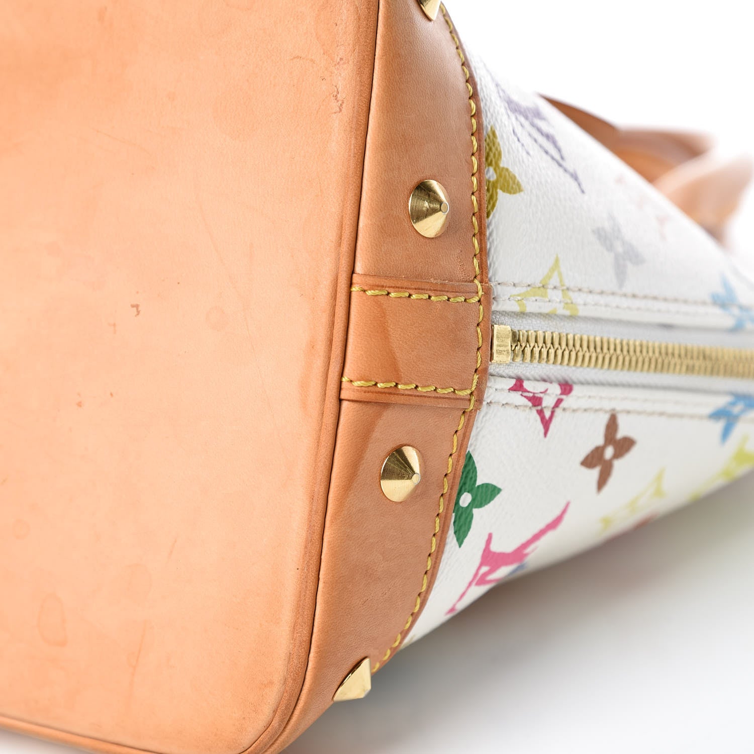 Louis Vuitton Monogram Multicolor Alma White 10 of 19