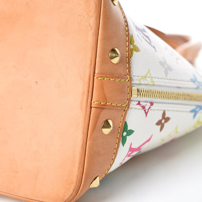 Louis Vuitton Monogram Multicolor Alma White 10 of 19