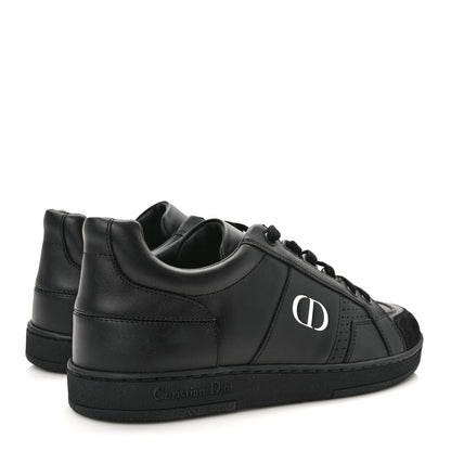 Christian Dior Calfskin Suede Logo Sneakers 36 Black 4 of 9
