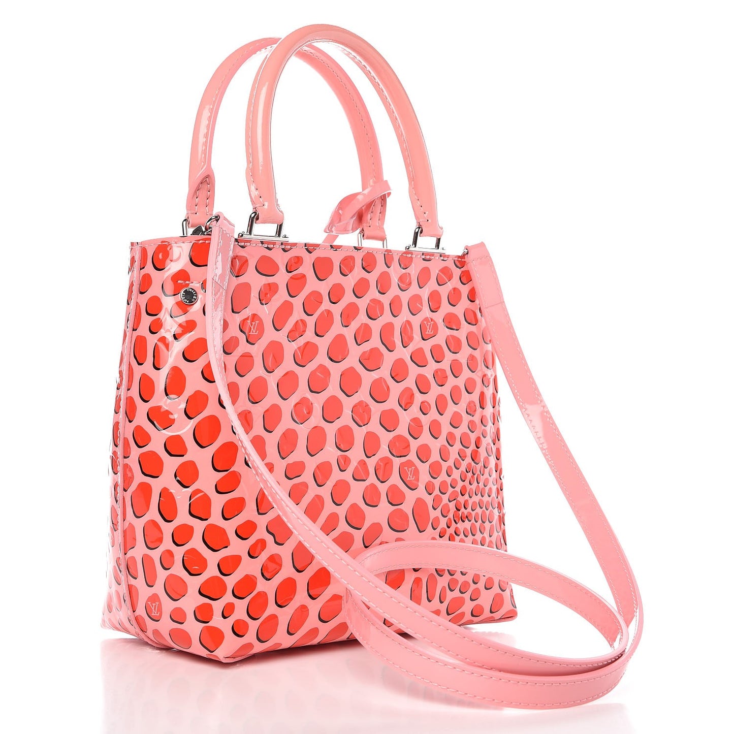 Vernis Jungle Dots Open Tote Sugar Pink Poppy