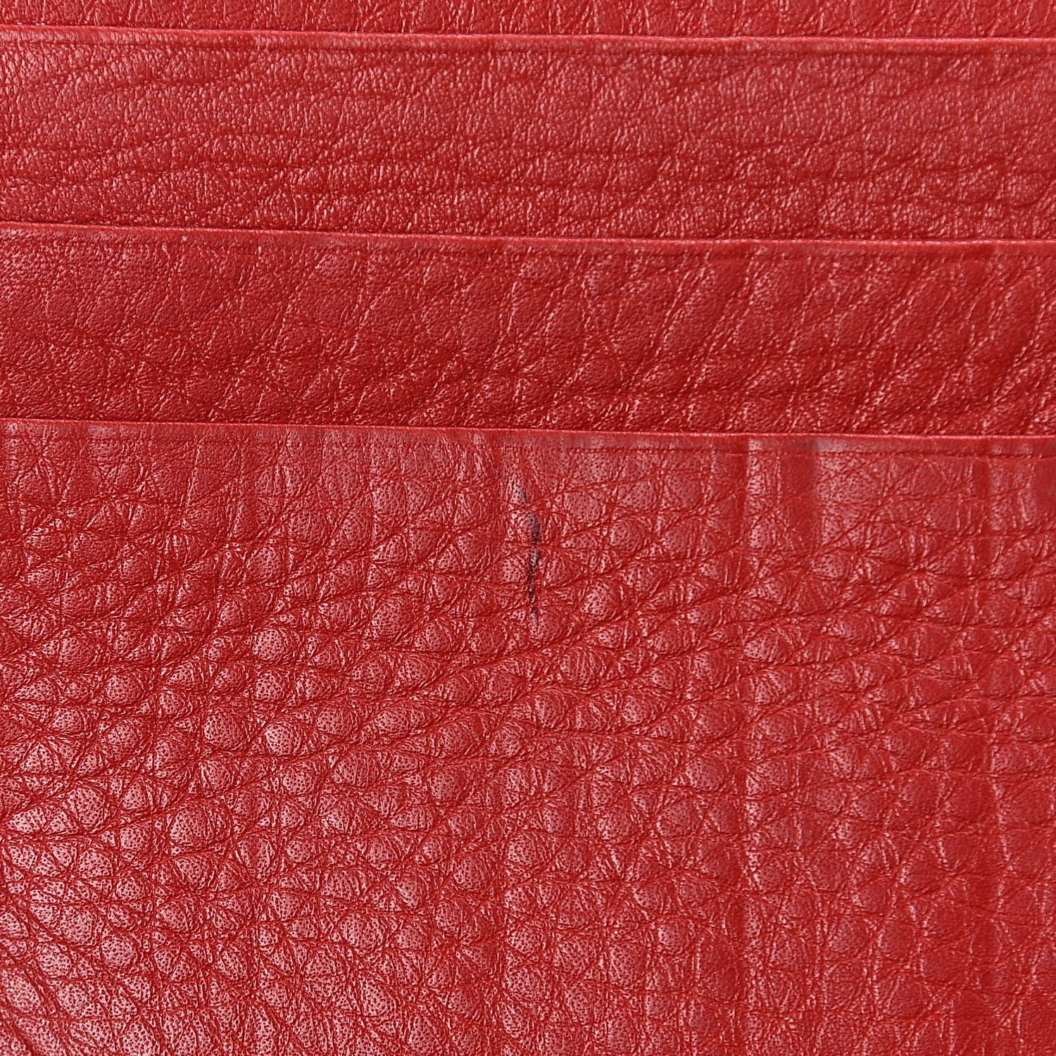 Gucci Pebbled Calfskin Soho Zip Around Wallet Red 7 of 7