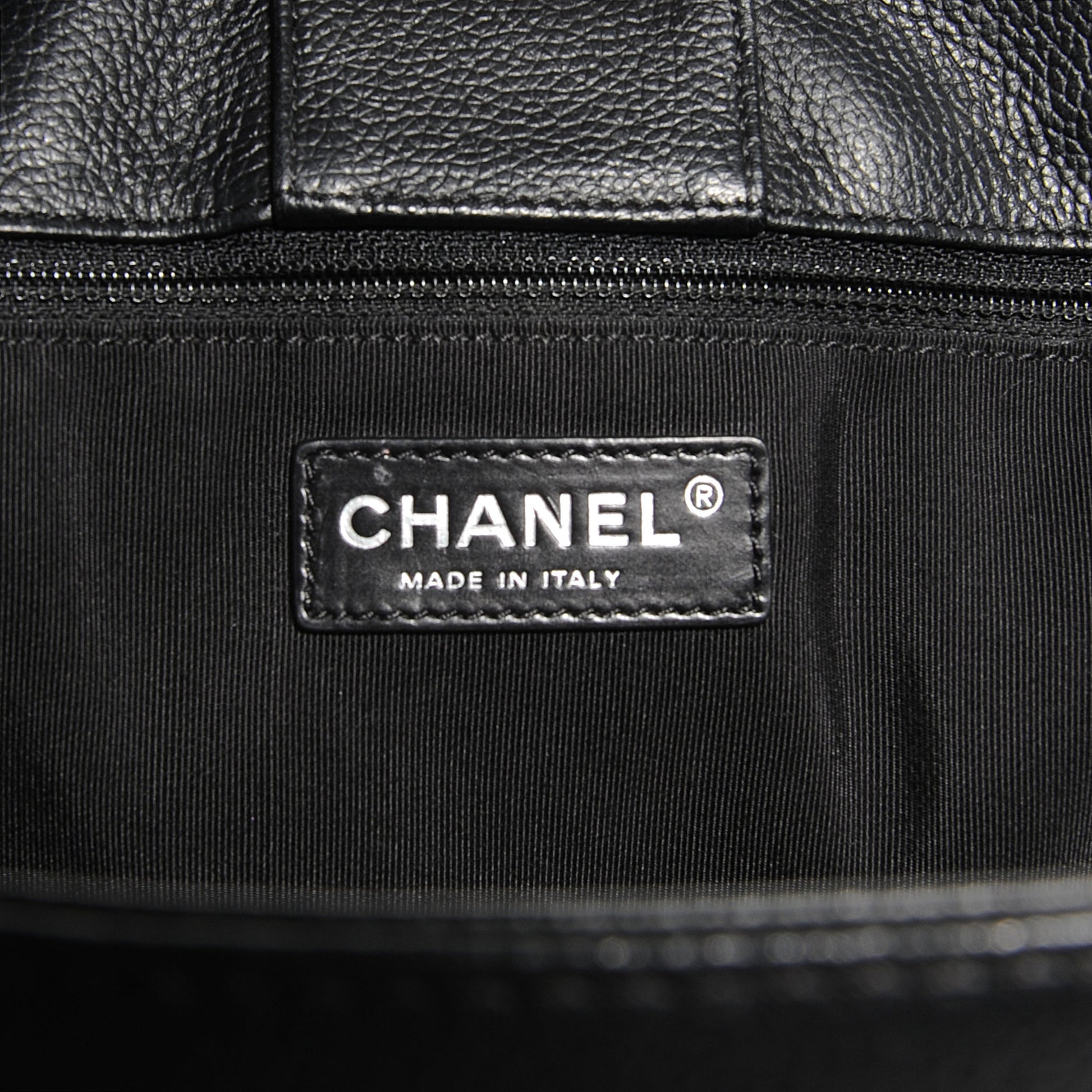 Chanel Calfskin Small Cerf Shopper Tote Black 7 of 8