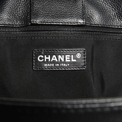 Chanel Calfskin Small Cerf Shopper Tote Black 7 of 8