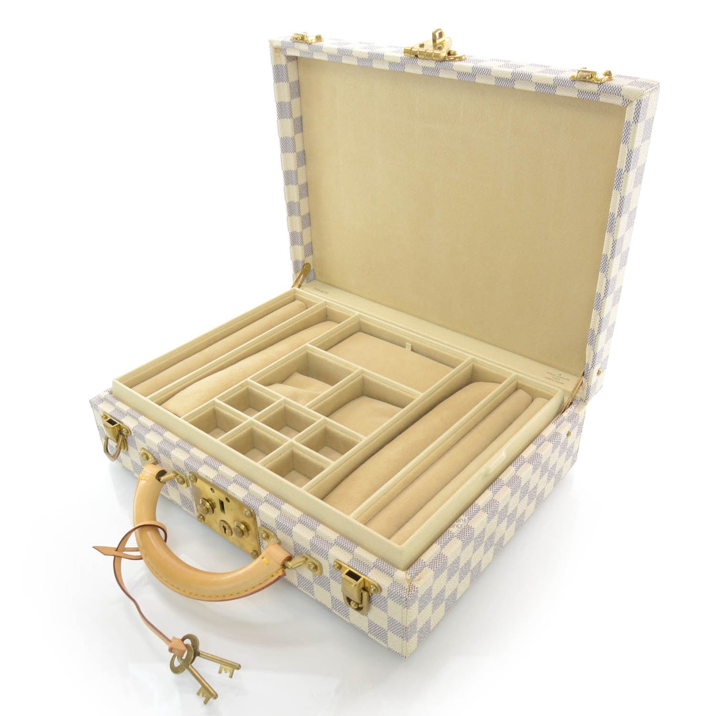 Damier Azur Boite Bijoux 34 Jewelry Case