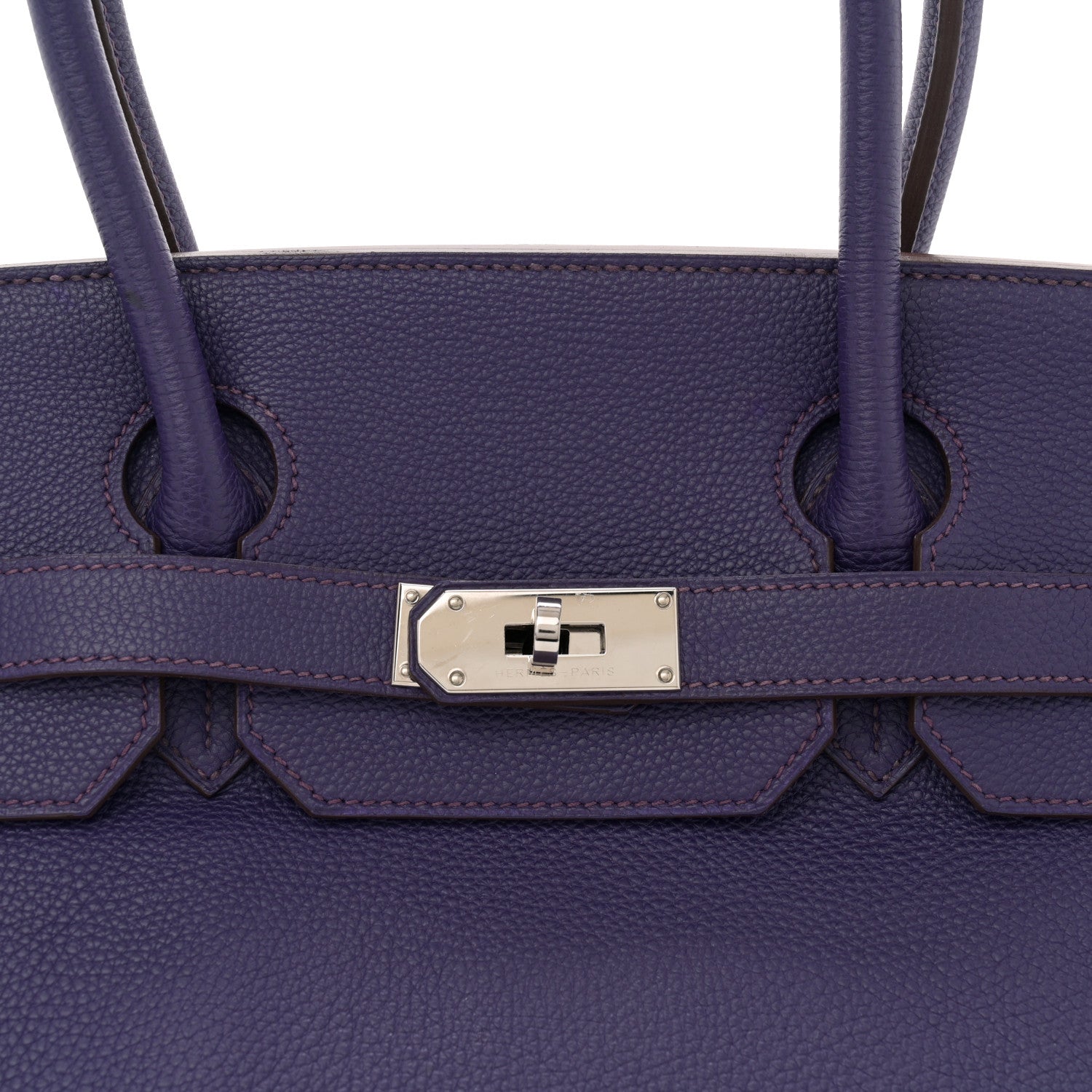 Hermes Taurillon Clemence JPG Birkin II 42 Iris 8 of 12
