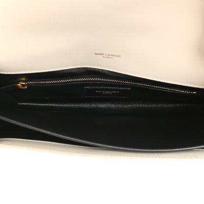 Saint Laurent Lambskin Quilted Mini Gaby Satchel Blanc Vintage 5 of 21