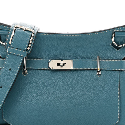 Hermes Taurillon Clemence Jypsiere 31 Blue Jean 8 of 11
