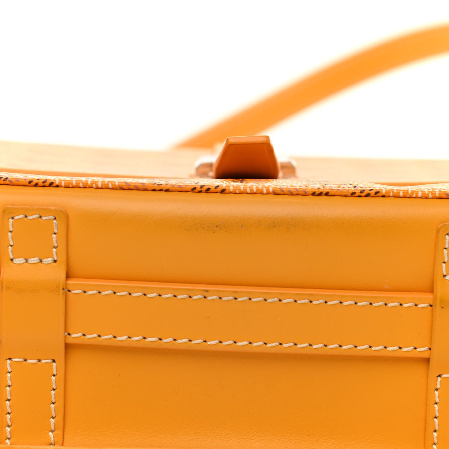 Goyardine Belvedere II PM Messenger Bag Yellow