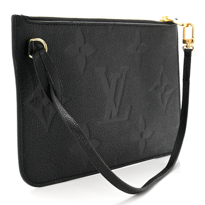 Louis Vuitton Empreinte Monogram Giant Neverfull MM Pochette Black 3 of 6