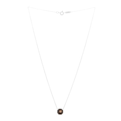 Tiffany Sterling Silver Smoky Quartz Sparklers Pendant Necklace 3 of 6