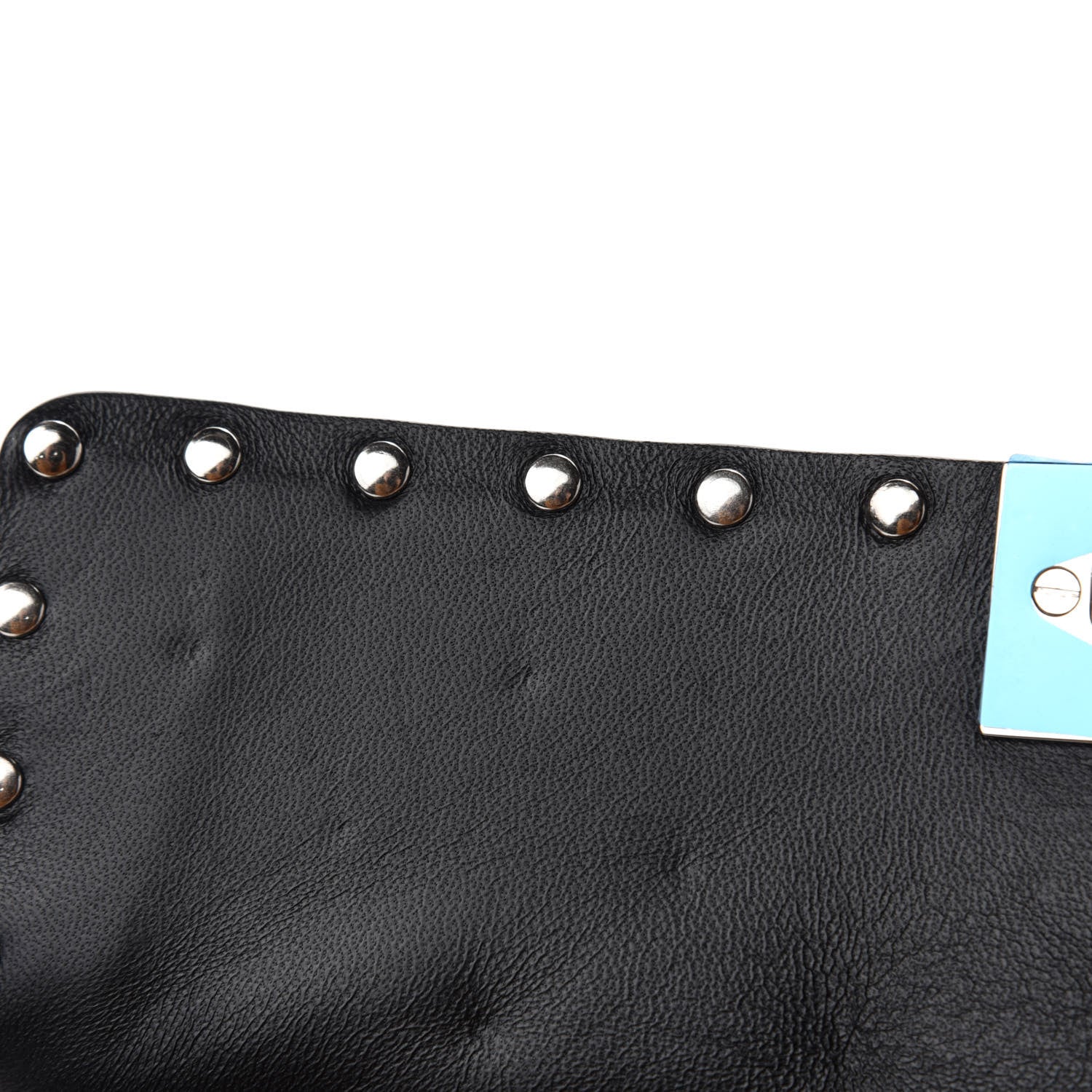 Valentino Garavani Metallic Nappa Medium Rockstud Spike Shoulder Bag Silver 8 of 11
