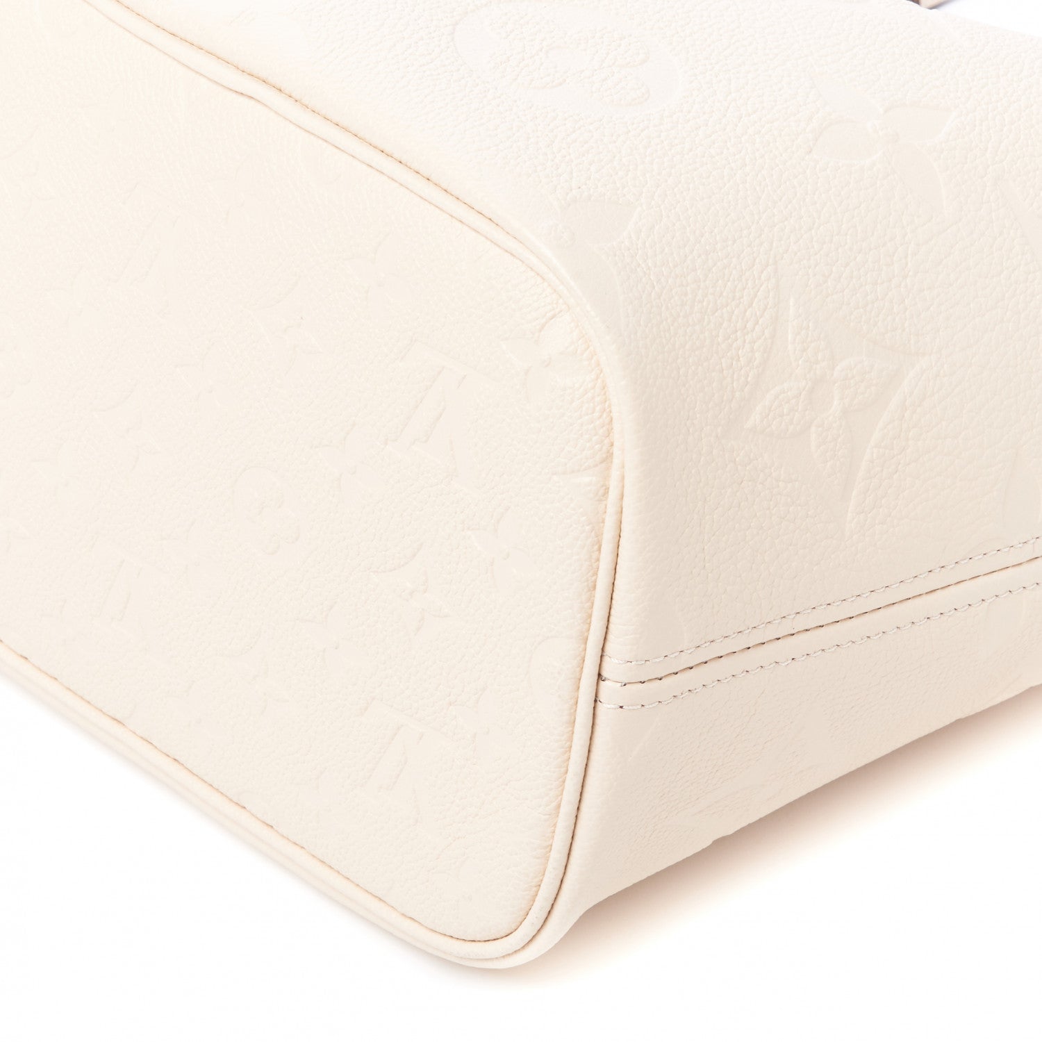 Louis Vuitton Empreinte Monogram Giant Neverfull MM Cream 6 of 9