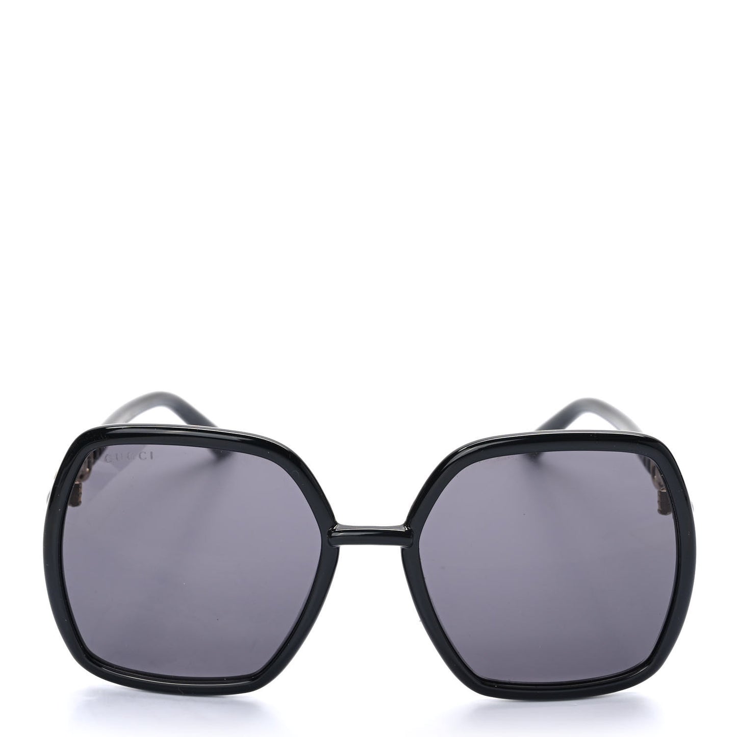 Horsebit Square Frame Sunglasses GG0890S Black