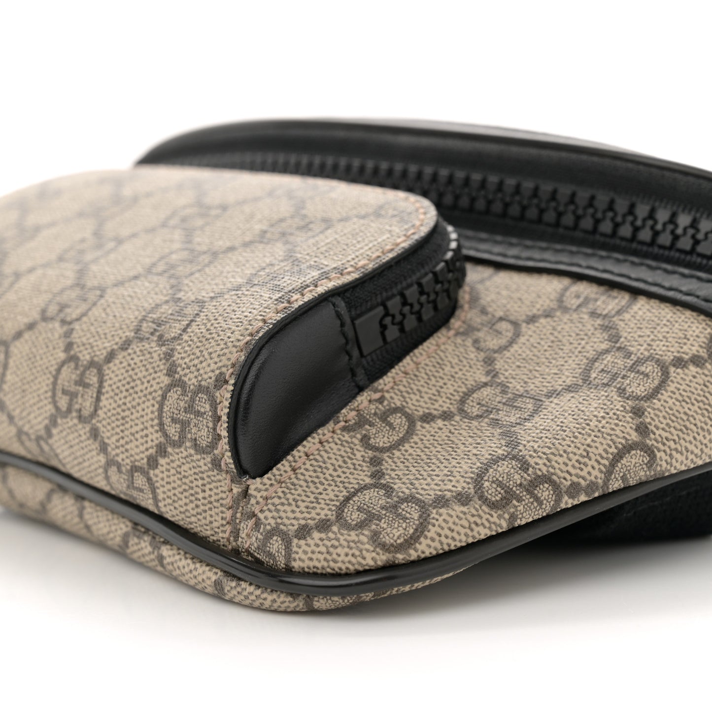 GG Supreme Monogram Belt Bag Black