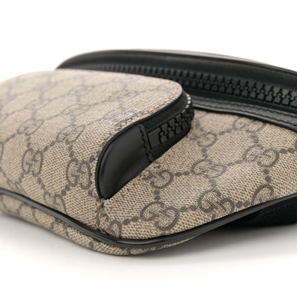 Gucci GG Supreme Monogram Belt Bag Black 10 of 12
