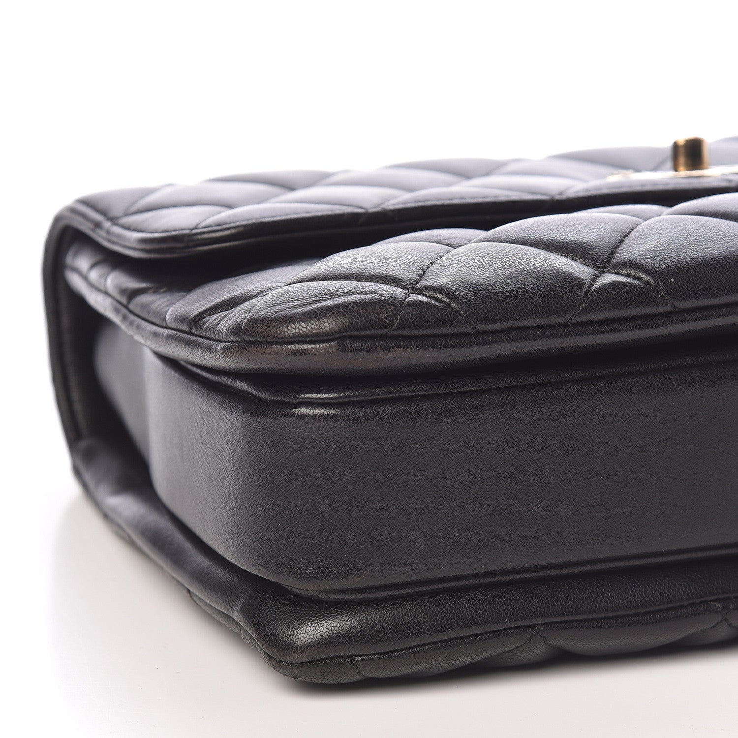 Chanel Lambskin Quilted Medium Trendy CC Flap Dual Handle Bag Black 8 of 10
