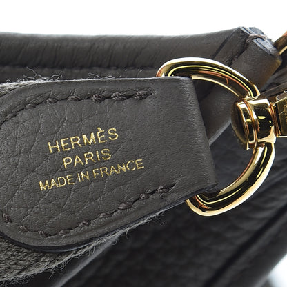 Hermes Taurillon Clemence Evelyne TPM Etain 6 of 10