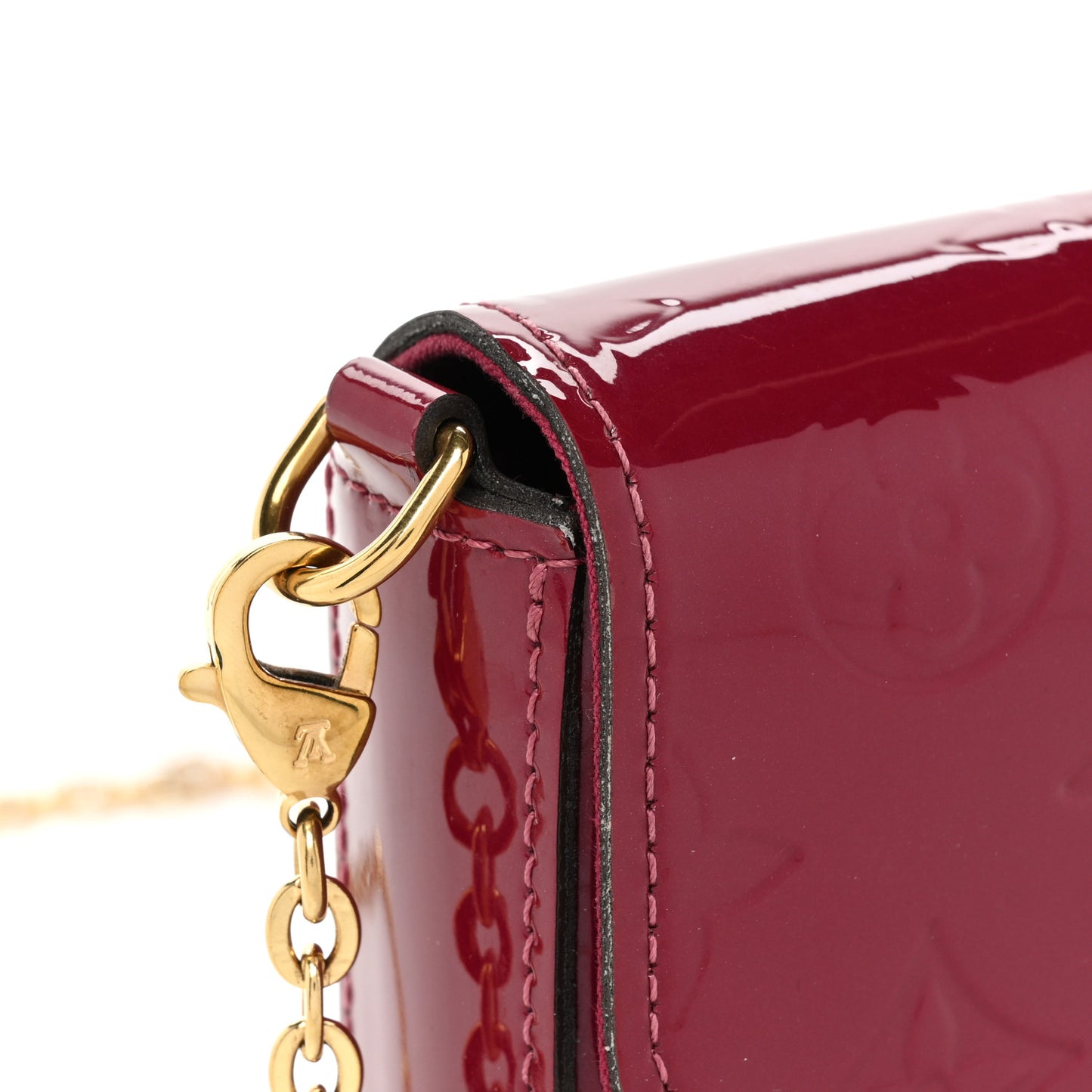 Vernis Felicie Chain Wallet Magenta