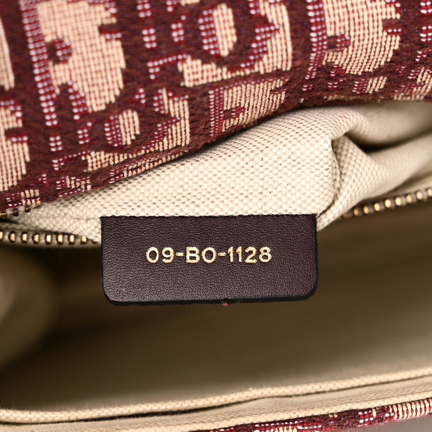 Oblique Dioraddict Flap Bag Burgundy