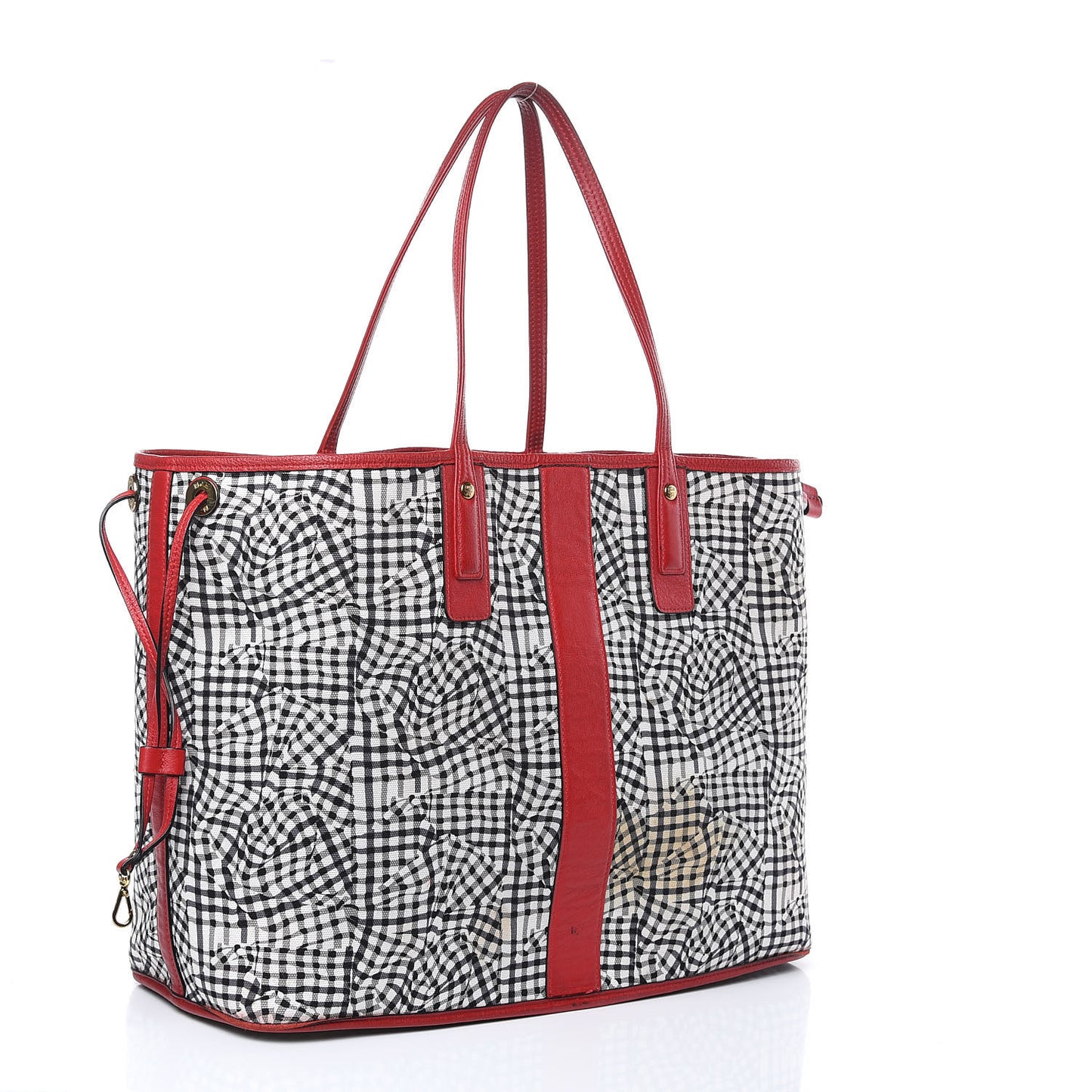 Visetos Large Liz Reversible Shopper Tote Ruby Red