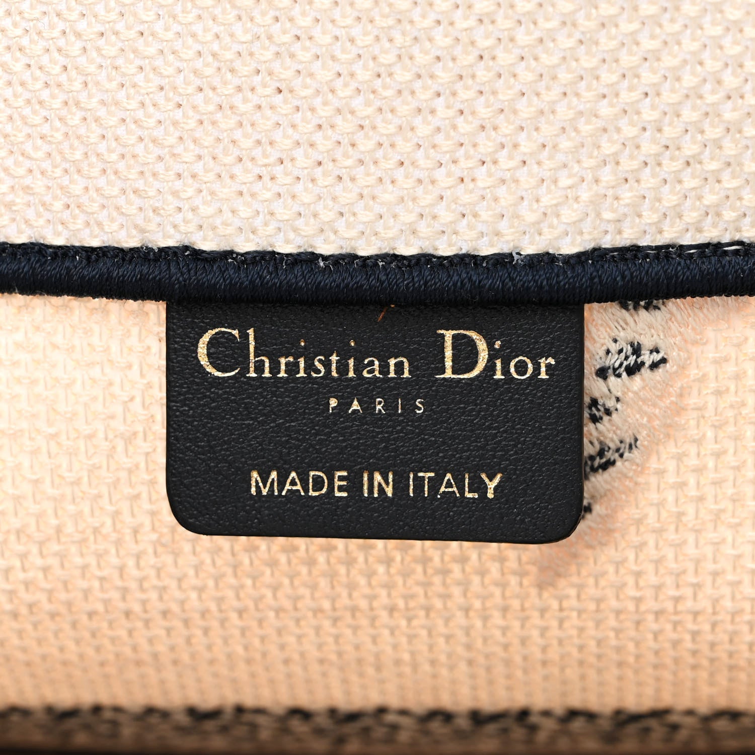 Christian Dior Canvas Embroidered Medium Palms Toile De Jouy Book Tote Blue 6 of 12