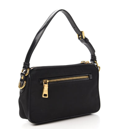 Prada Tessuto Nylon Pochette Black 3 of 10