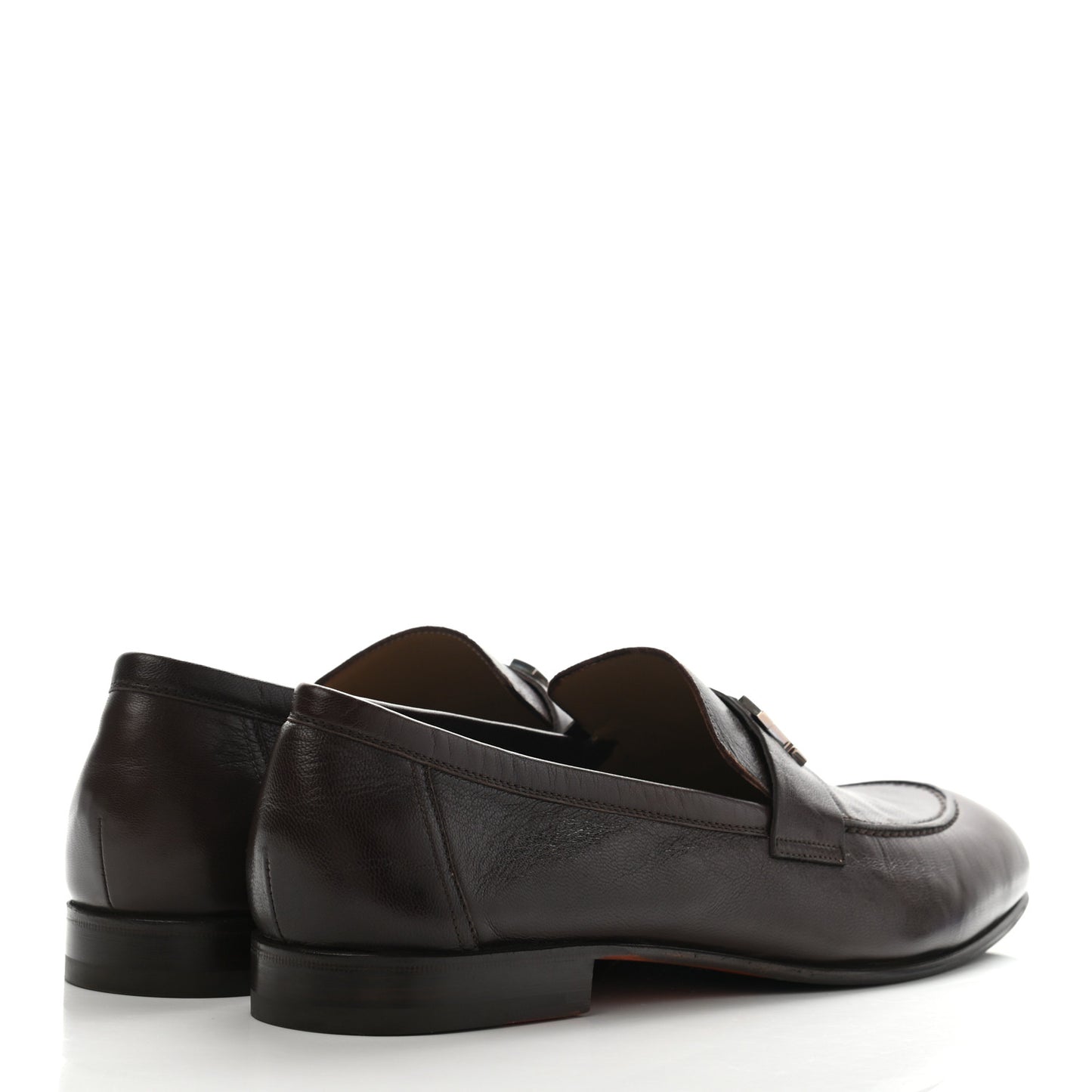 Goatskin Mens Paris Loafers 43 Cacao