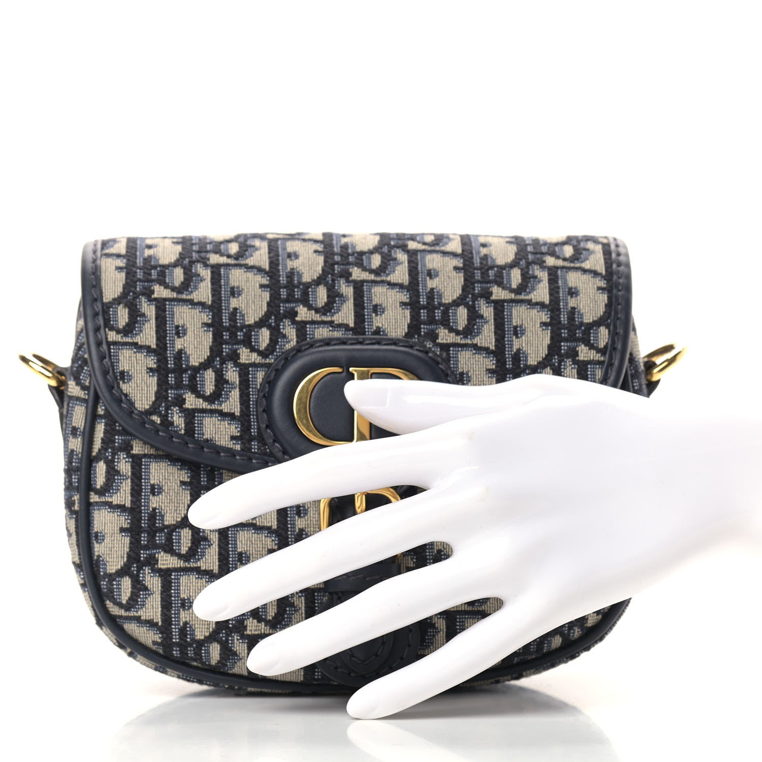 Christian Dior Oblique Small Bobby Flap Blue 2 of 9