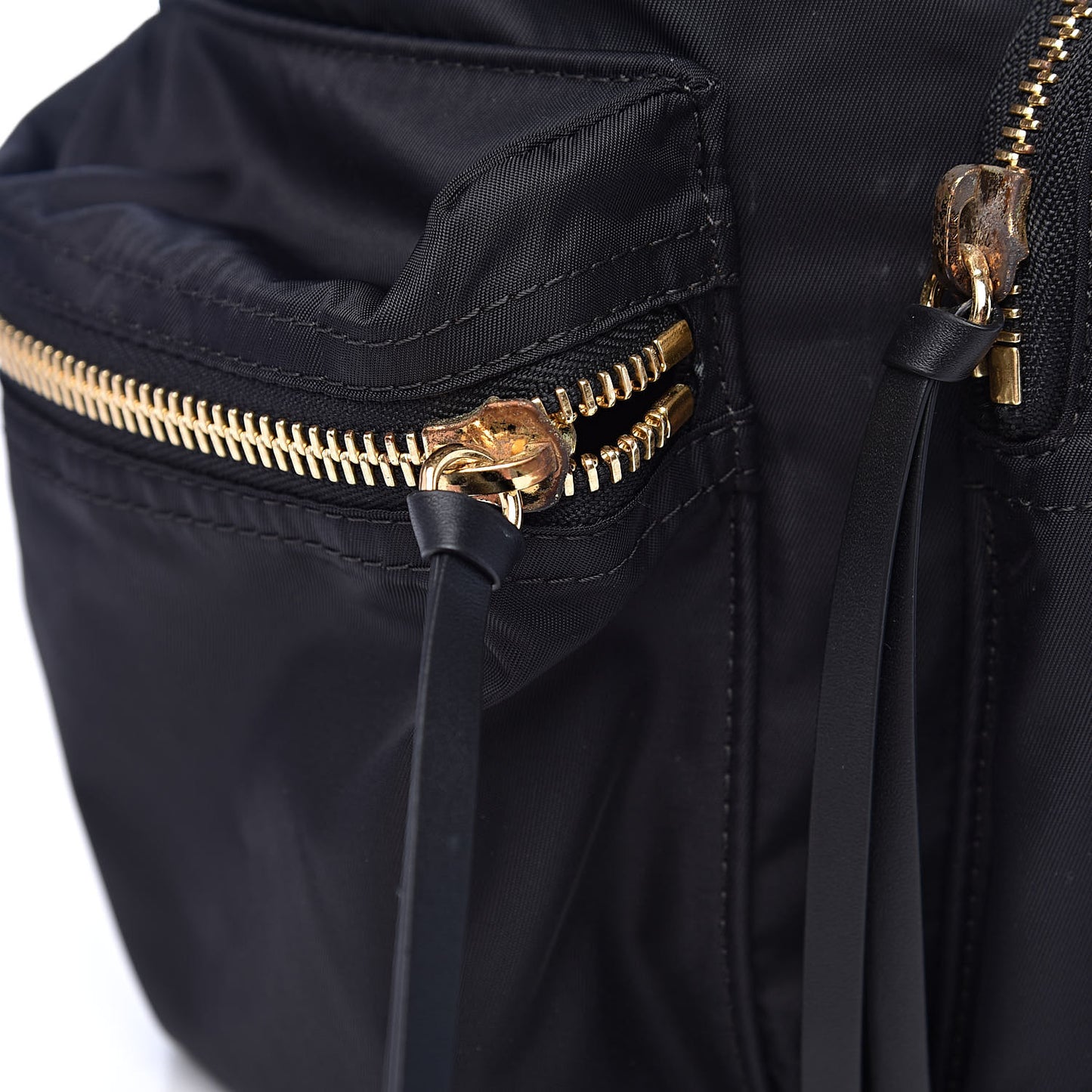 Nylon Large Rucksack Backpack Black