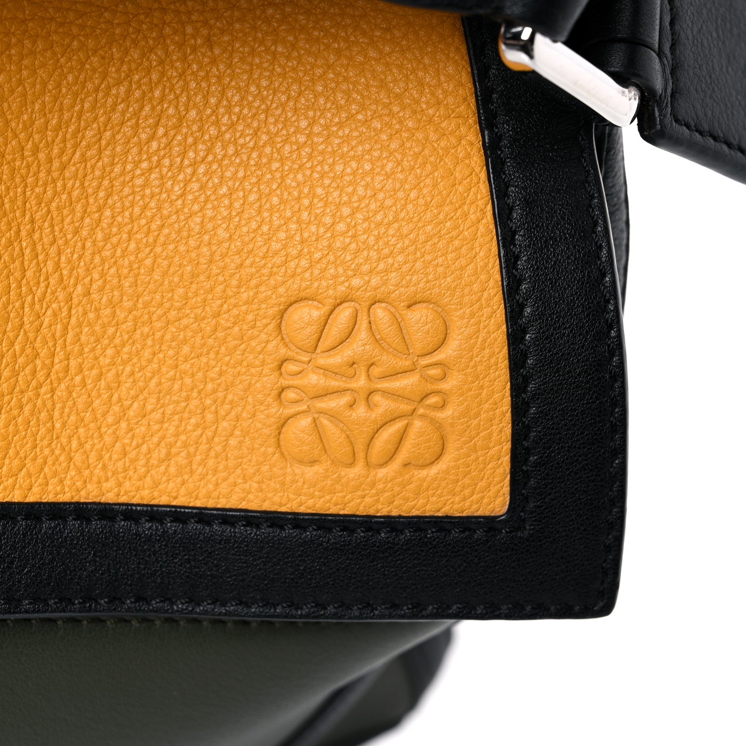 Loewe Calfskin Small Puzzle Bag Khaki Yellow 12 of 12