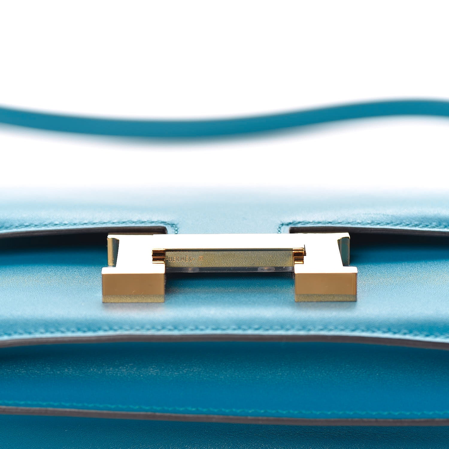 Hermes Tadelakt Constance 18 Bleu Izmir 9 of 21