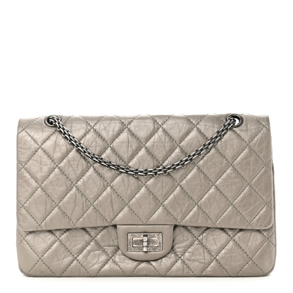 Chanel Metallic Aged Calfskin Quilted 2.55 Reissue 227 Flap Light Gold 1 of 11